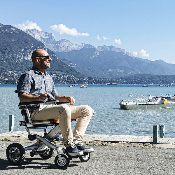 fauteuil roulant electrique pliable smartchair travel 4